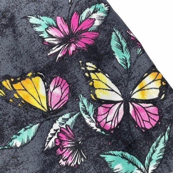 Burnside Floral Butterfly Board Swim Surf Shorts Size Small - Picture 2 of 10